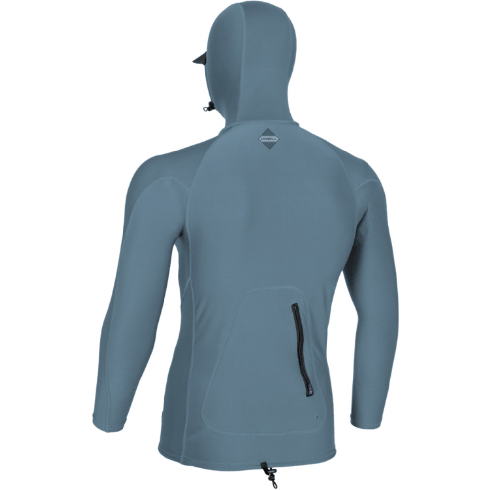 2026 O'Neill Homem Hyperfreak Skins Colete De Lycra Com Capuz E Manga Comprida 5689 - Blue Fusion / Blue Fusion